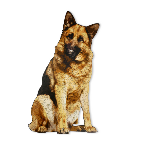 Dřevěné puzzle Deutscher Schäferhund