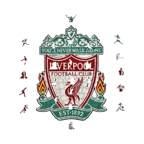 Dřevěné puzzle Liverpool FC